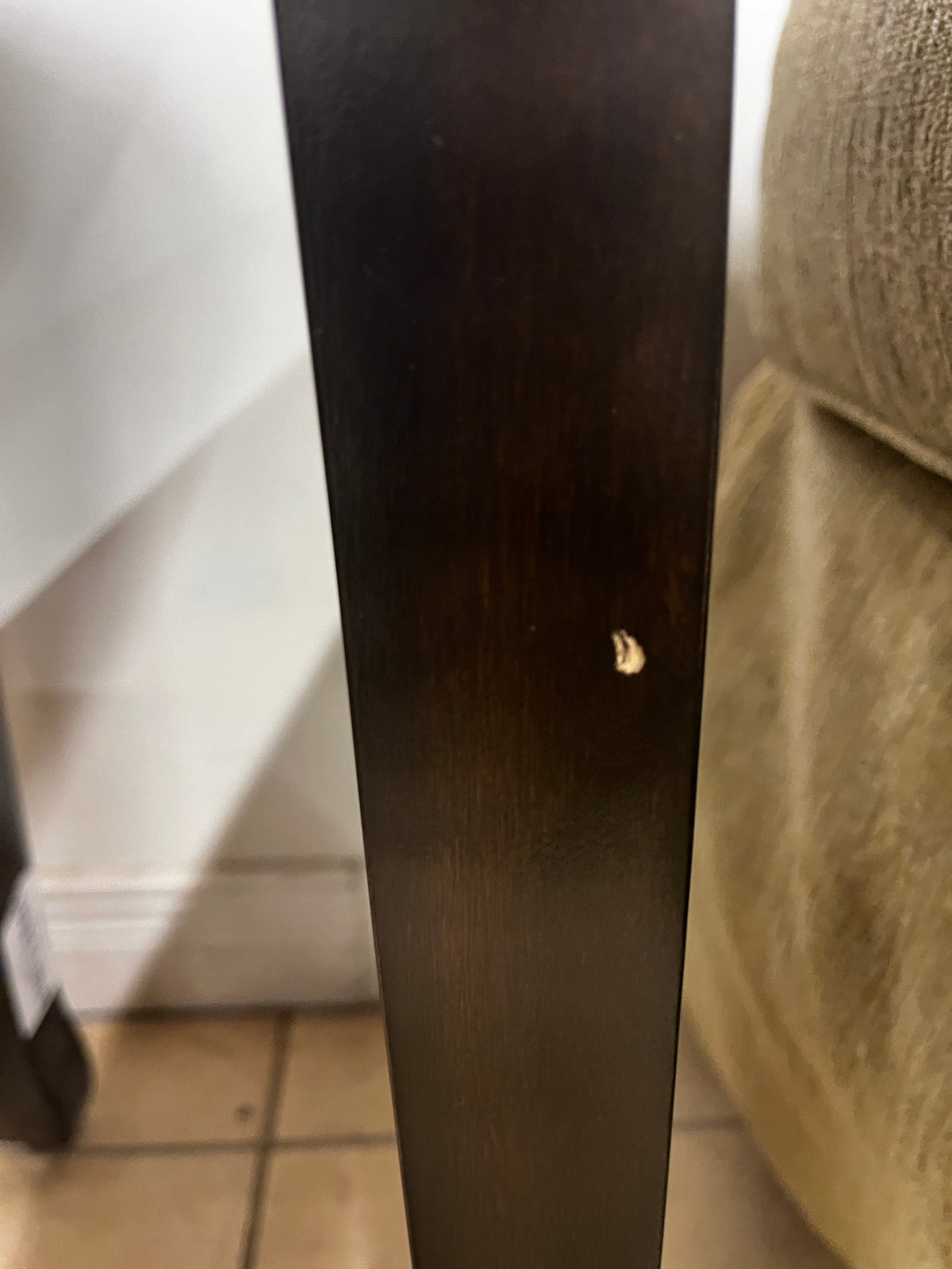 Espresso Round Side Table