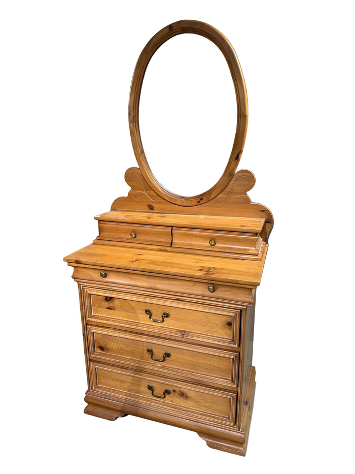 Dresser with Detachable Mirror