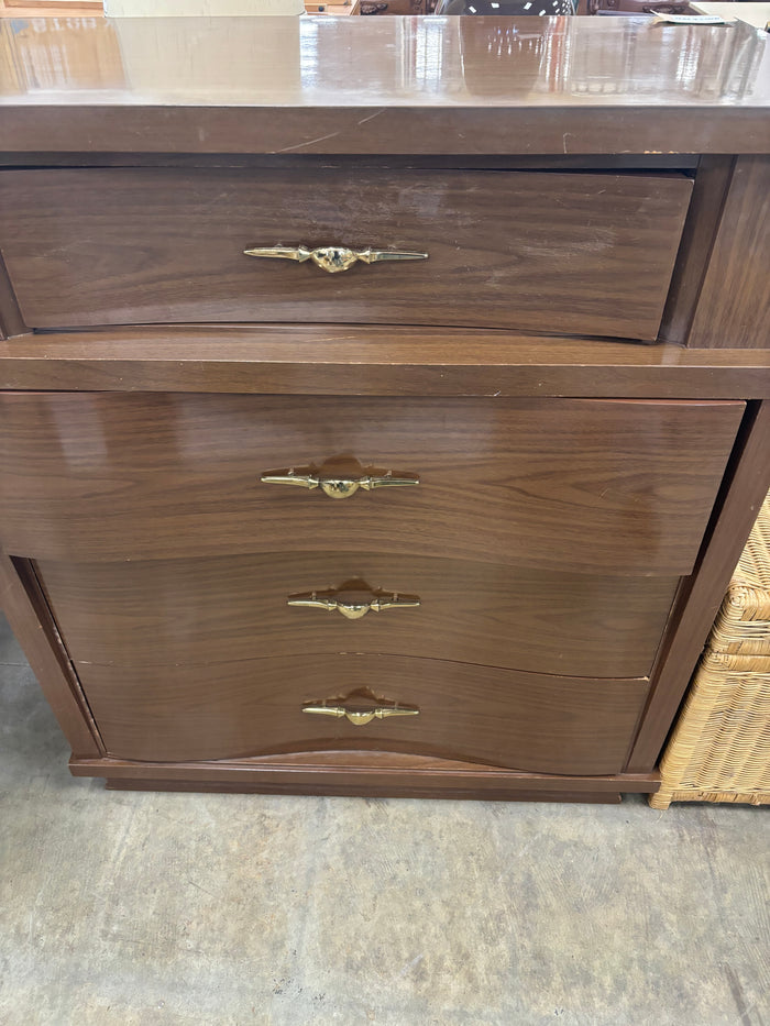 Mid-Century Modern Tallboy Dresser