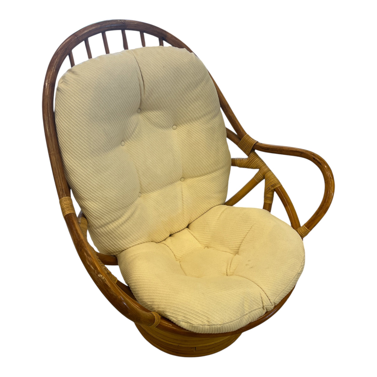 Gloria Rattan Swivel Easy Chair