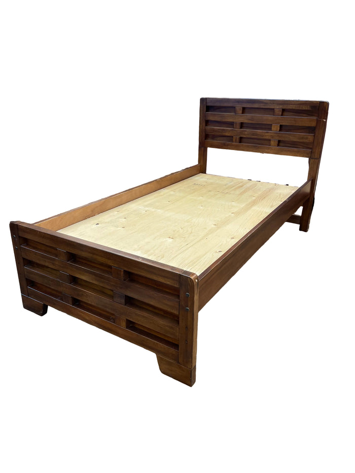 American Woodcrafters - Rustic Style Twin Bedframe