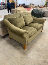 Sage Green Plush Loveseat