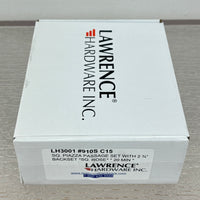 LH3001 #910S C15 Piazza Square Passage Set with 2-3/4" Backset