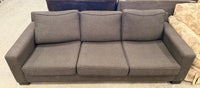 Deep Brown 3-Seater Sofa