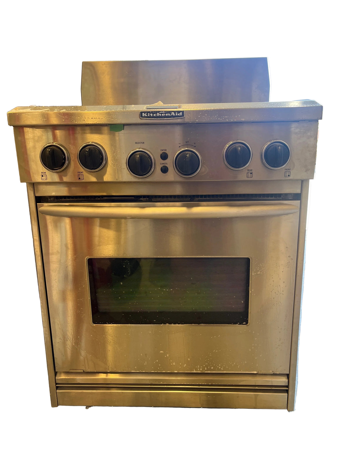 30" KitchenAid Pro-Style Dual-Fuel Range Gas cooktop and Electric Oven
