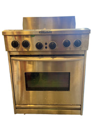 30" KitchenAid Pro-Style Dual-Fuel Range Gas cooktop and Electric Oven