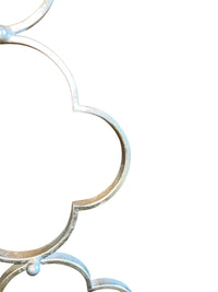 Silver Wall Sconce with Linen Shade