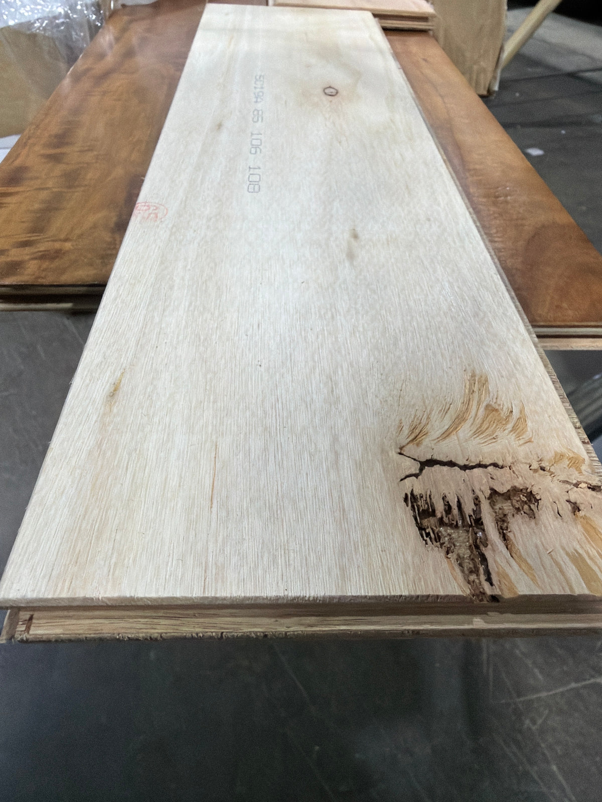 140 Sq. Ft. Handscraped Acacia Hardwood Flooring