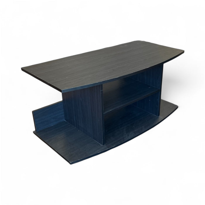 Black TV Stand With Shelf