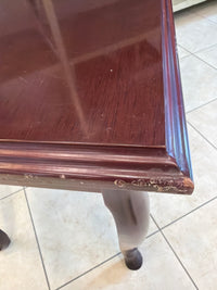 Polished Mahogany Desk / Console Table