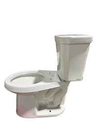 Classic Gerber White Porcelain Round Toilet Bowl + Tank