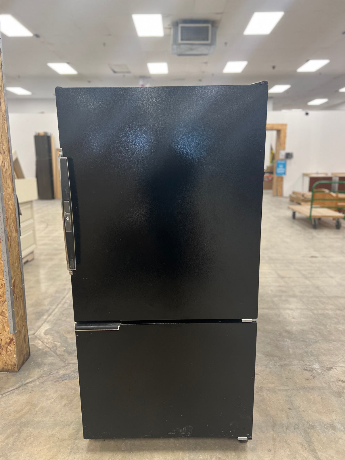 Black Amana Fridge