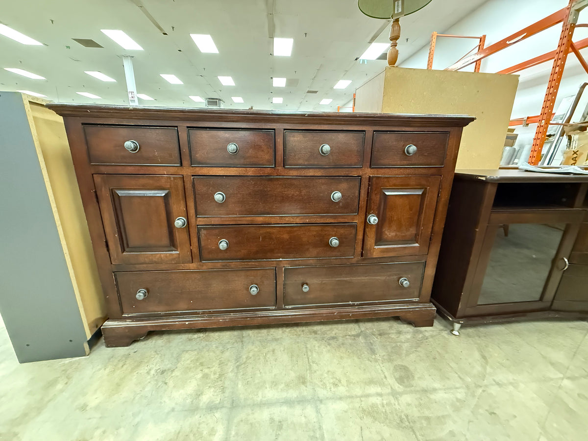 Traditional Style Dark Wooden Cabinet