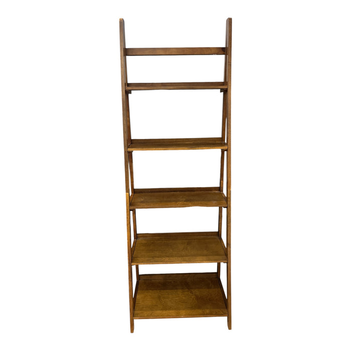 Tall Wooden Ladder Bookshelf