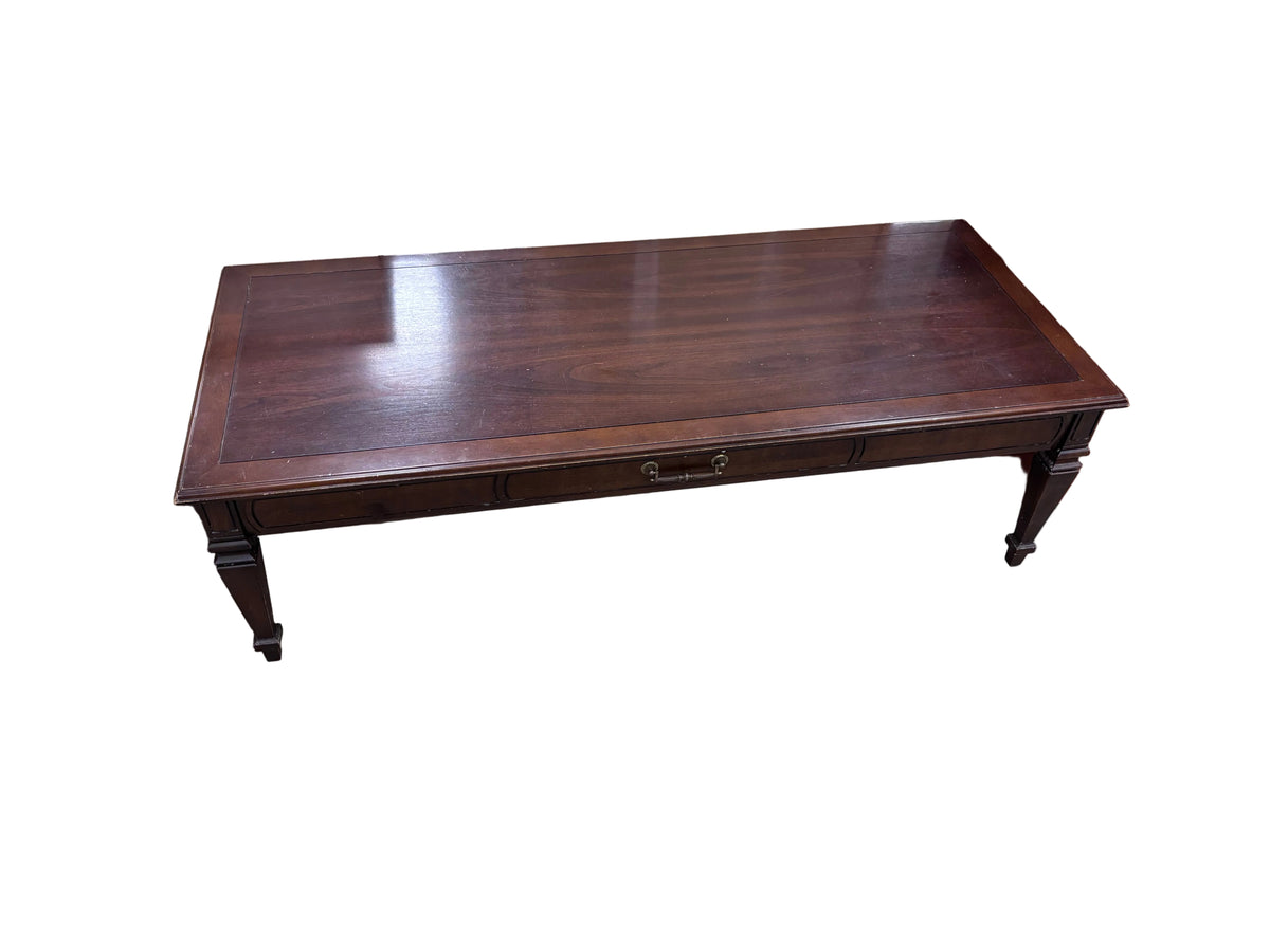 Dark Brown Wood Coffee Table