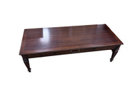 Dark Brown Wood Coffee Table