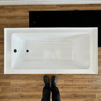 30x60x14-Inch Acrylic Alcove Bathtub with Left-Hand Drain, TS-6030-14-LH