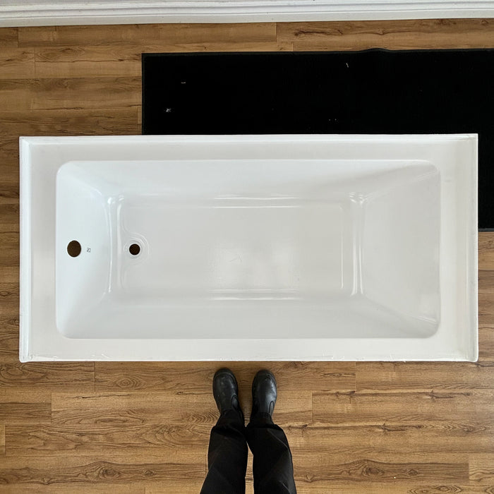 30x60x14-Inch Acrylic Alcove Bathtub with Left-Hand Drain, TS-6030-14-LH
