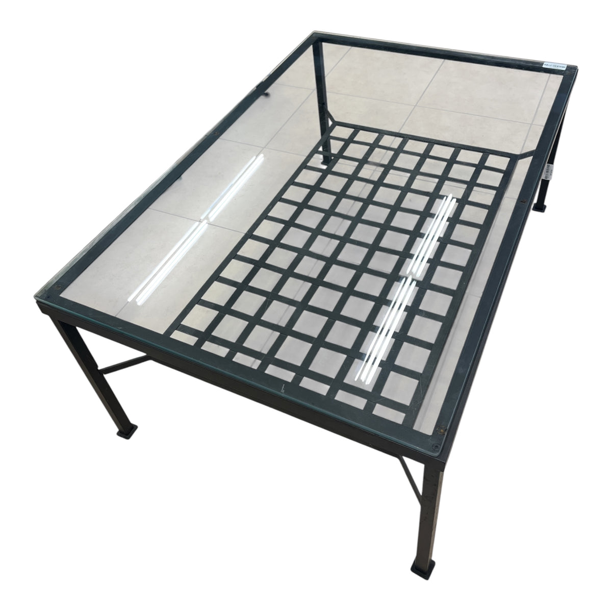 Lauer Metal & Glass Coffee Table
