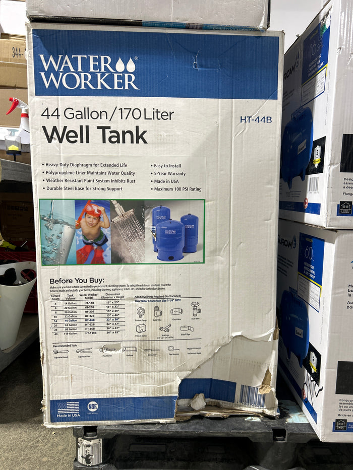 Water Worker 44 Gal. Pressurized Well Tank