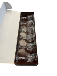 RCR "Victoria" Crystal Wine Glasses - Set of 6 with Original Box