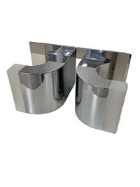 Eurofase Lighting Leo 2LT Bathbar in Chrome with Frosted Acrylic.