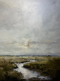 Winter Morning Marsh Painting