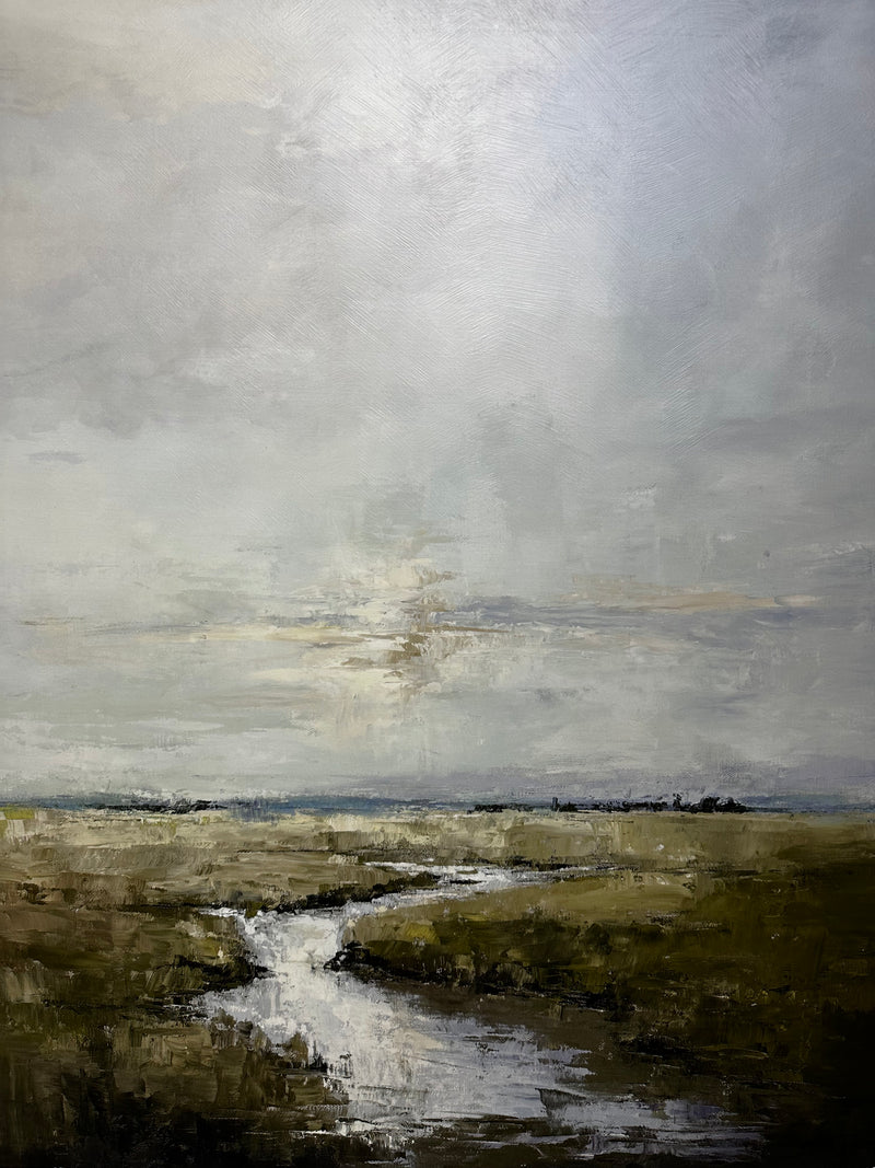 Winter Morning Marsh Painting