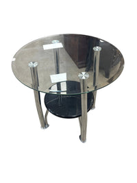 Round Glass Side Table
