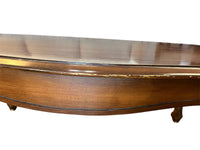 Wooden Coffee Table With Carved Design