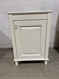 White Bed Side Table/Cabinet