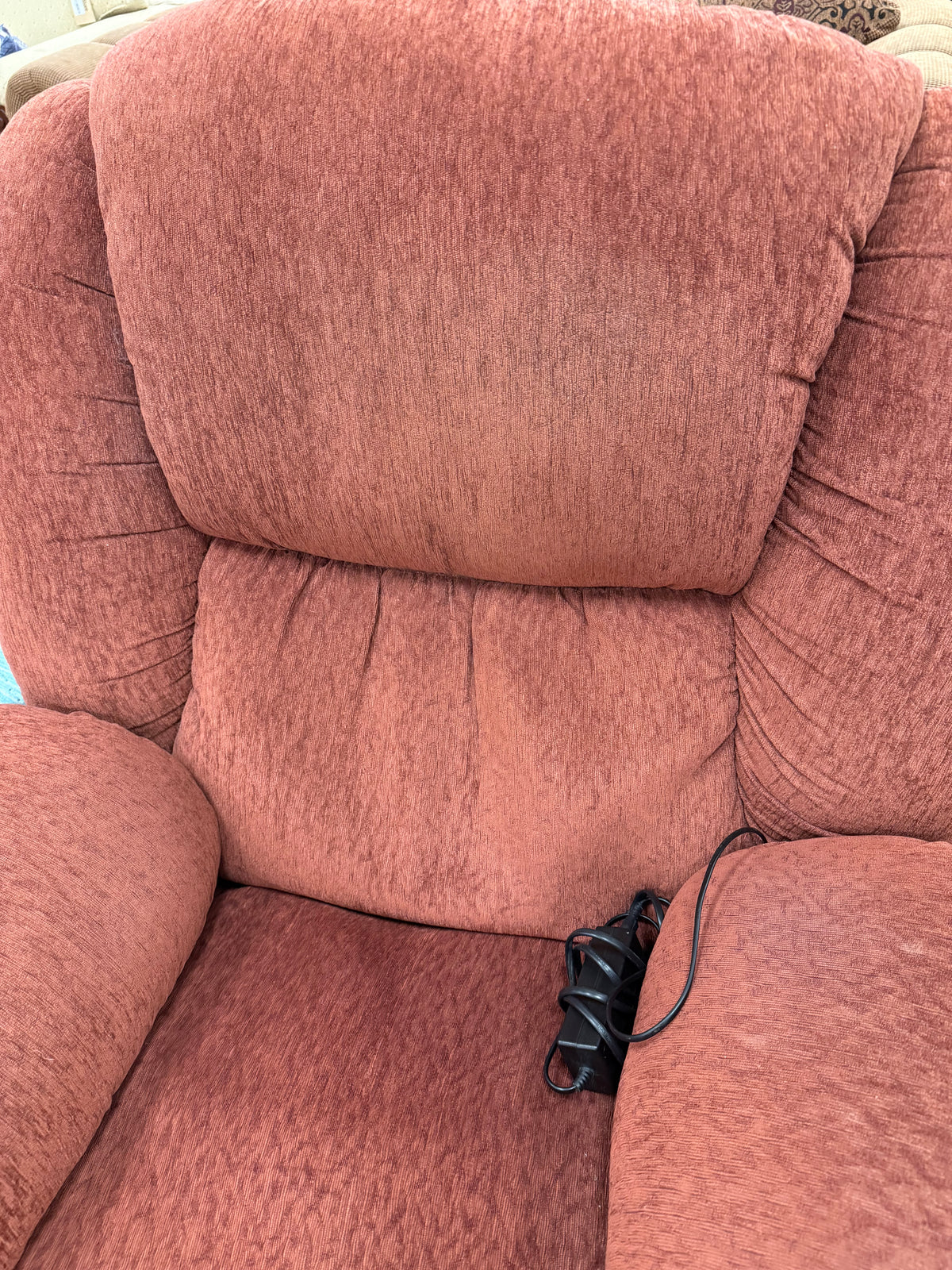 Burnt Burgundy Power Recliner Chair