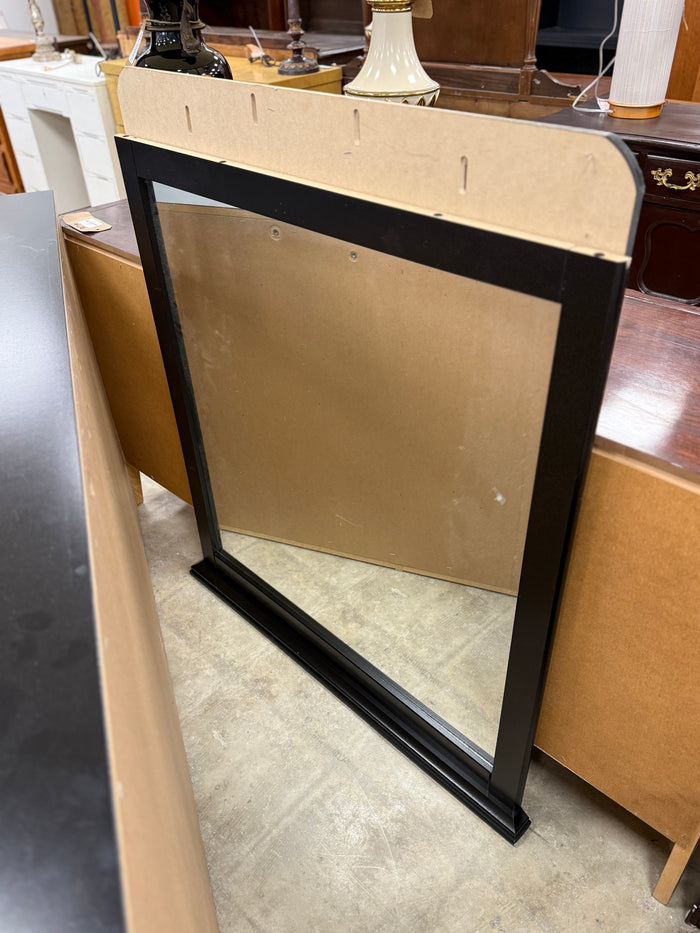 Modern Black Dresser with Mirror