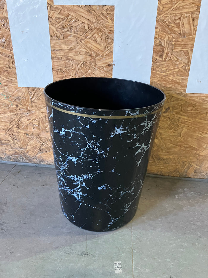 Marble Motif Garbage Can