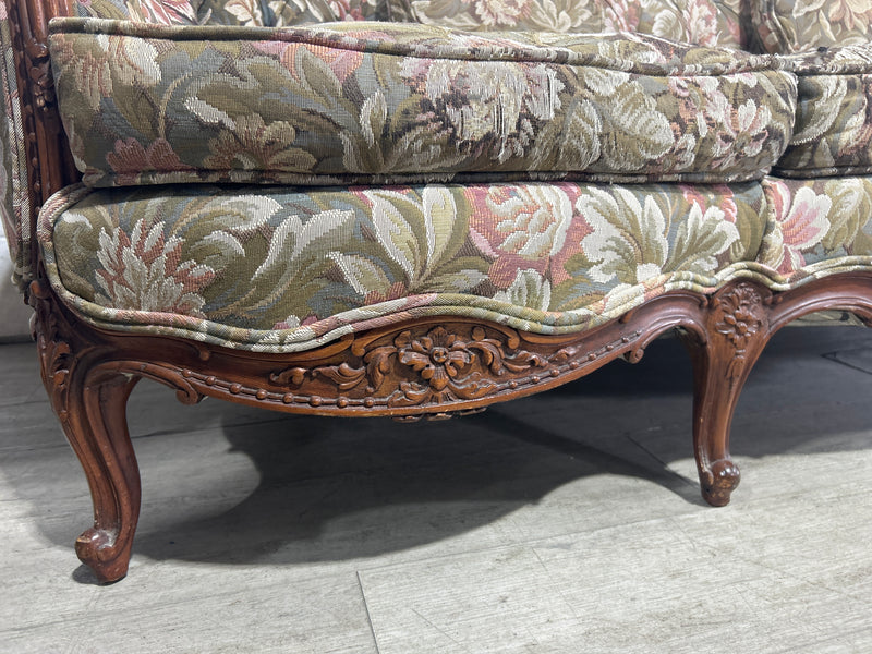Traditional Floral Sofa
