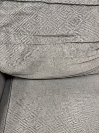 Grey Plush Loveseat