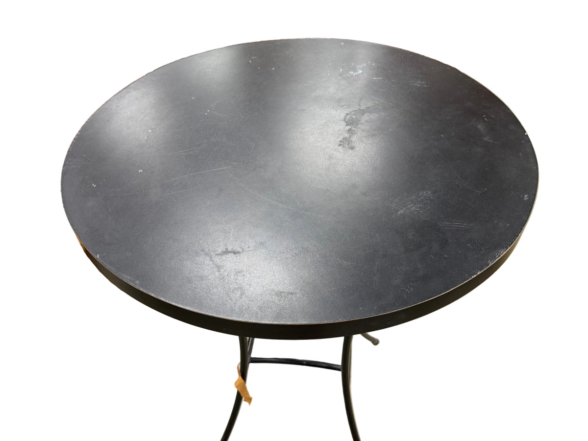 Tall Black Bistro Table