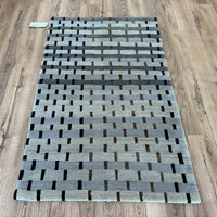 3x5-ft Weave Blue Ridge Rug, 100% Wool with Silk Accent, 2-0039673