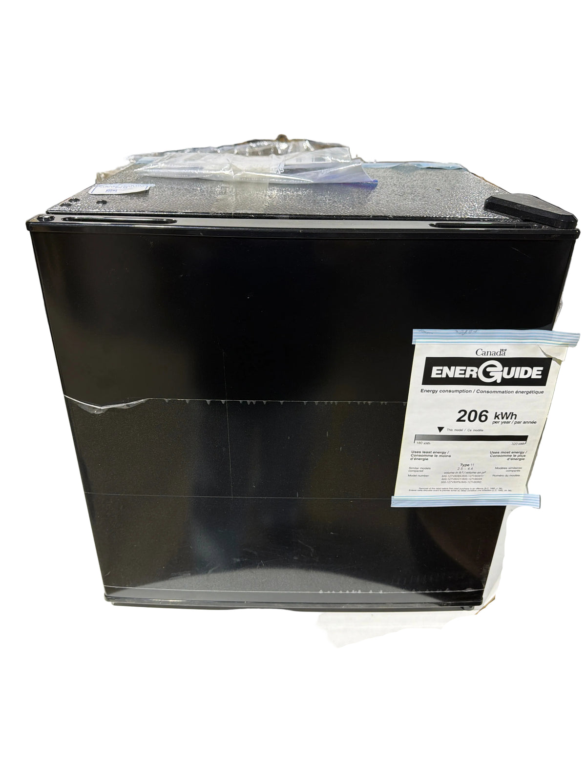 Compact Mini Black Freezer