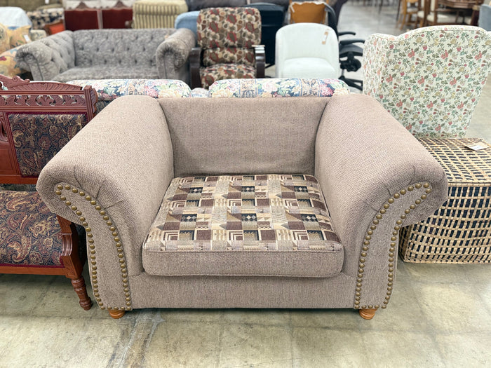 Light Brownish Tufted Love-seat