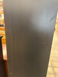 Large Black Open Bookshelf