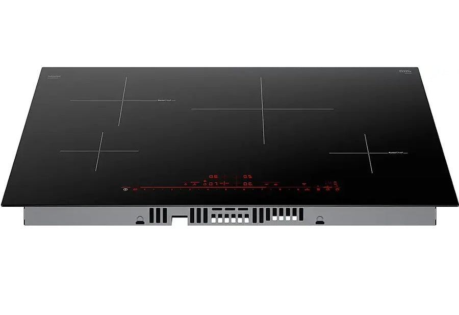 Bosch - 800 Series 30" Built-In Electric Induction Cooktop with 4 elements and Wifi, Frameless - Black