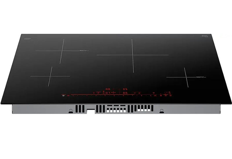 Bosch - 800 Series 30" Built-In Electric Induction Cooktop with 4 elements and Wifi, Frameless - Black