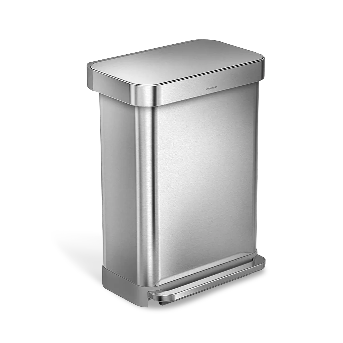 55L Rectangular Step Trash Can