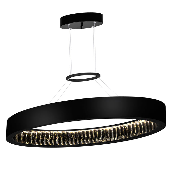 Rosalina LED Chandelier in Matte Black