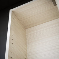 15-in. x 48-in. Light Wood Cabinet with 3 Shelves and Chrome Handle