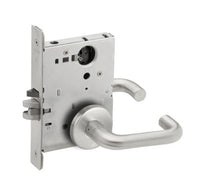 Schlage L9082L 03B 626 Institution Mortise Lock – 03 Lever, B Rose, Satin Chrome, Less Cylinder