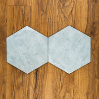 11" x 10" Urban Hexagon Silver Tiles - 10.76 sq.ft./box