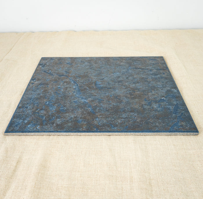 13" x 13" Ceramic Floor Tiles in Lava Blue - 11pcs (12.92 sq ft/box)