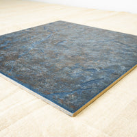 13" x 13" Ceramic Floor Tiles in Lava Blue - 11pcs (12.92 sq ft/box)